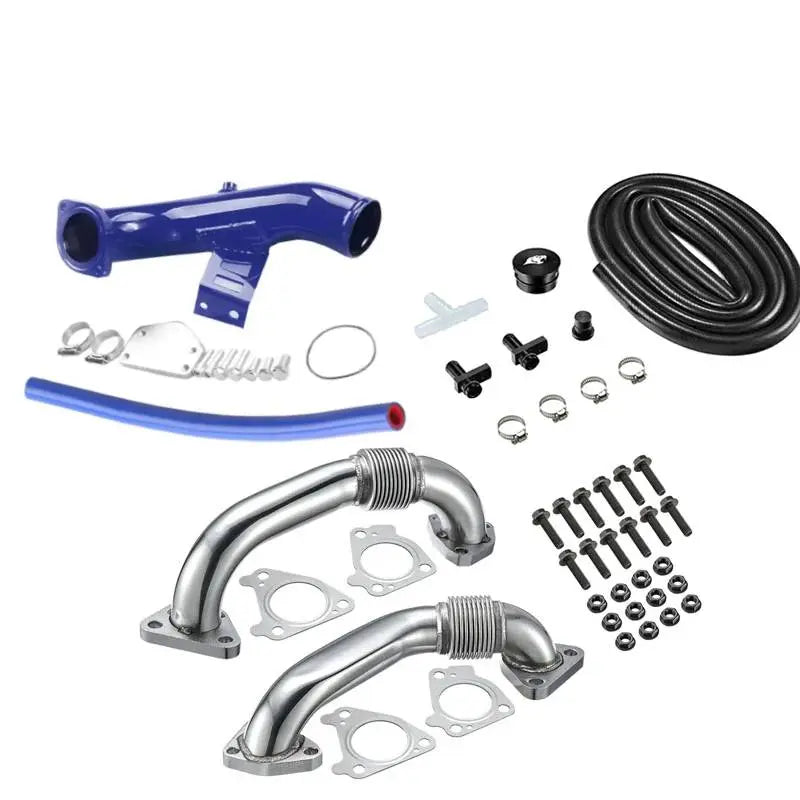 EGR/DPF/CCV PCV Reroute for 2004-2005 LLY 6.6L Duramax All-in-One Kit Flashark