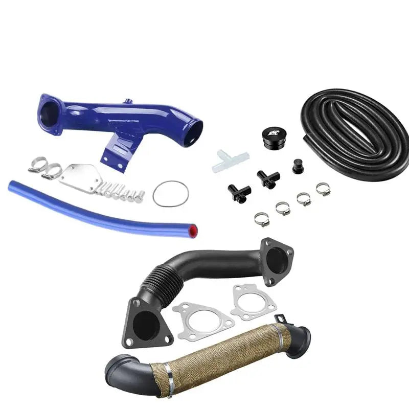 EGR/DPF/CCV PCV Reroute for 2004-2005 LLY 6.6L Duramax All-in-One Kit Flashark