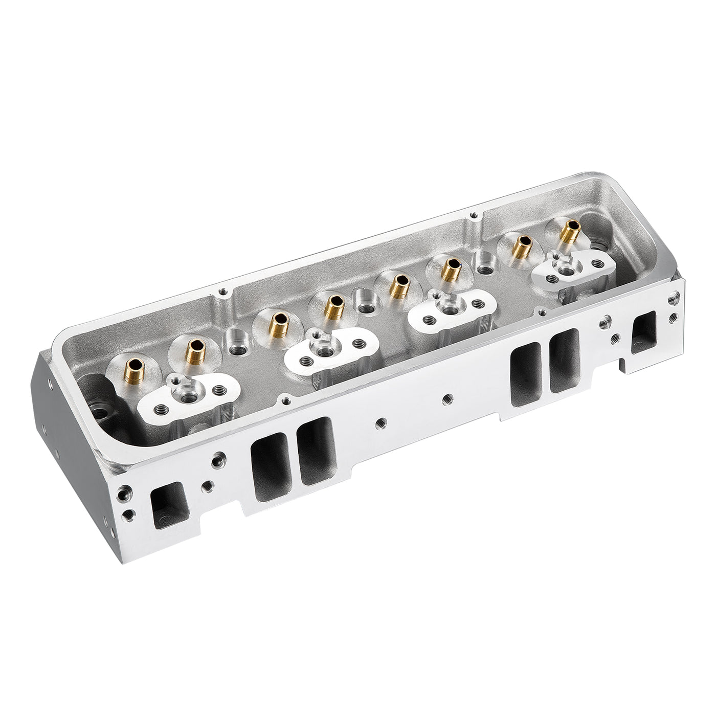 Cast Aluminum Cylinder Head for SBC Engines (Straight Plug) – Fits 1960-1986 Chevy V8 (302/327/350/383/400)