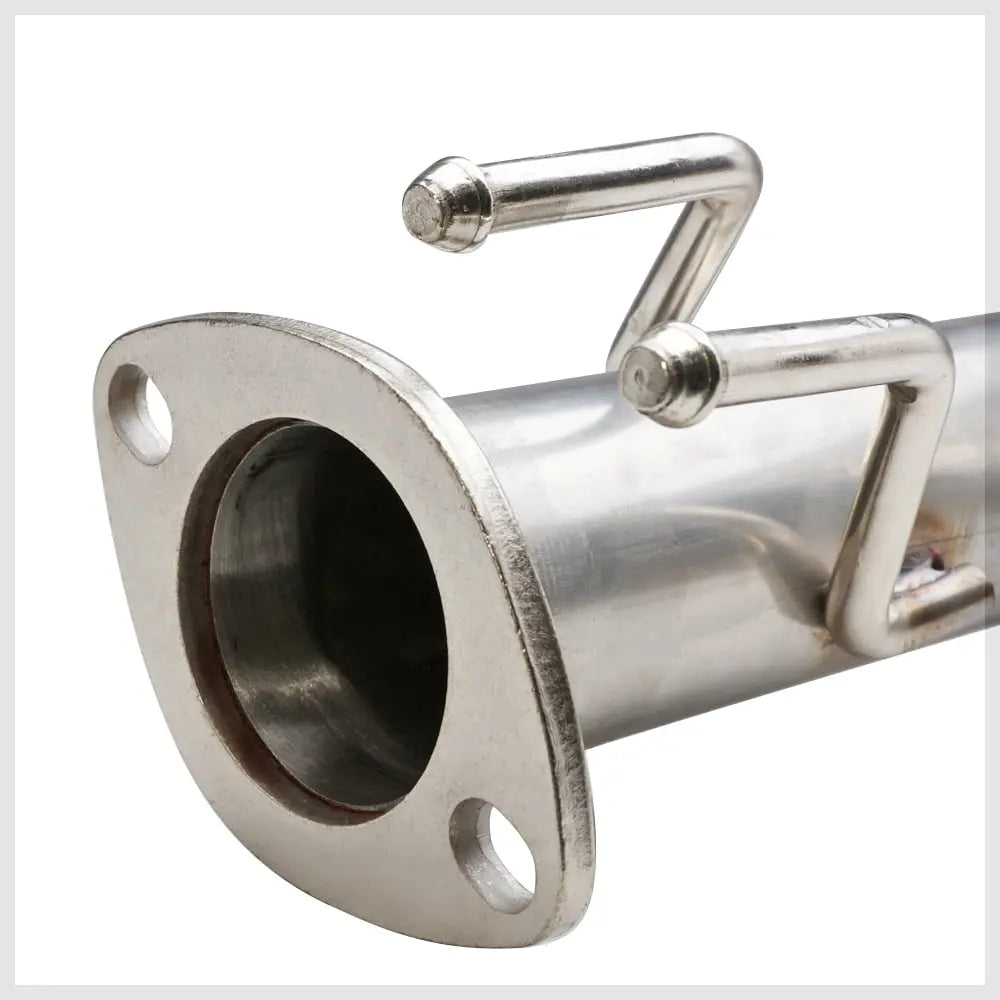 Cat-Back Exhaust for 2002-2005 Honda Civic w/ 4" N1 Muffler Tip 2.0L Flashark