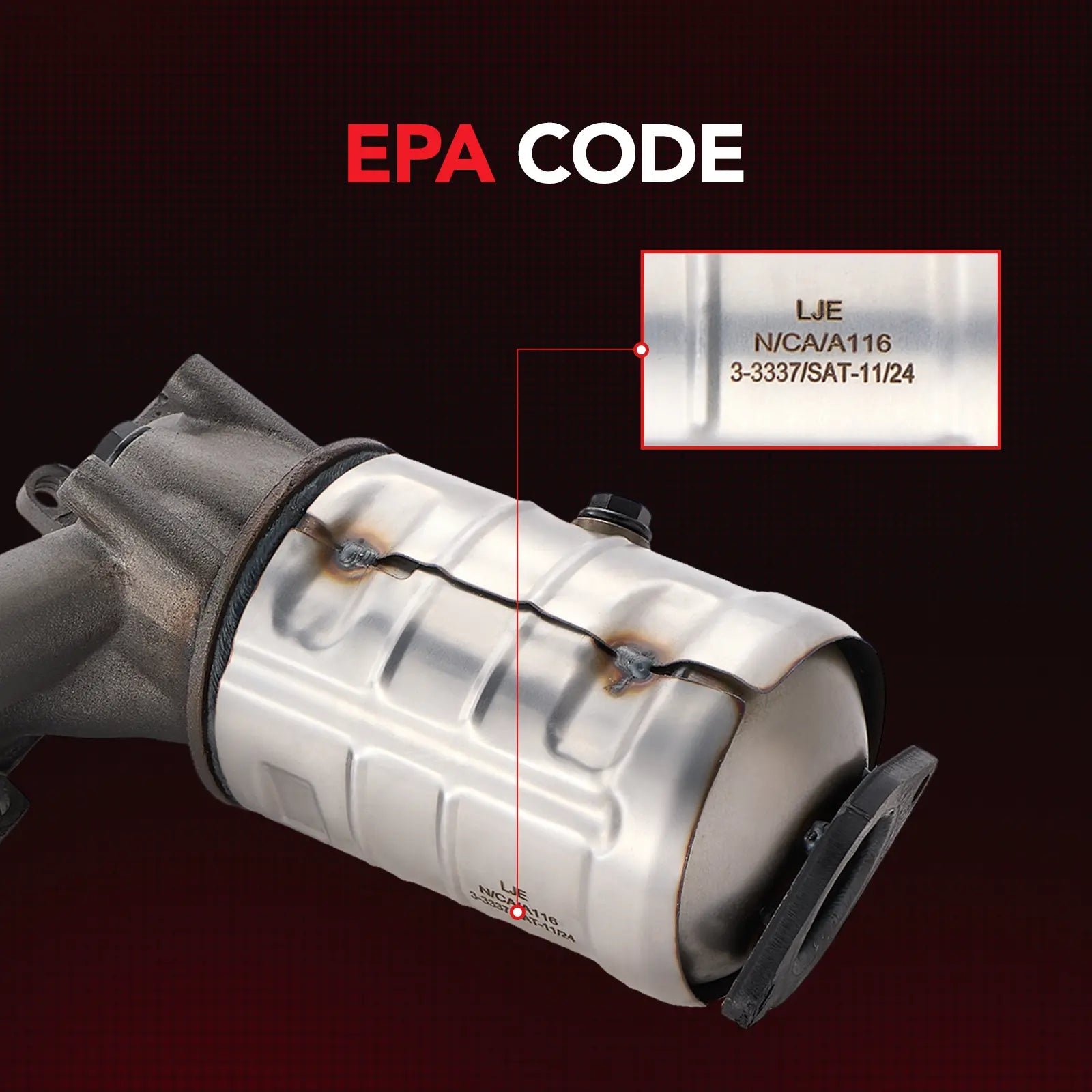 Catalytic Converter For 2011-2015 Ford Edge/Explorer Lincoln MKX V6 3.5L/3.7L Flashark