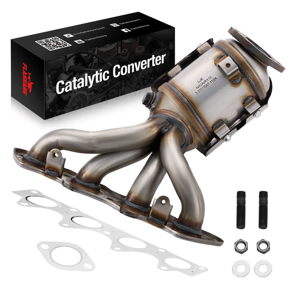 Catalytic Converter Kit for 2012-2017 Hyundai Accent/Veloster Kia Rio/Soul L4 1.6L Flashark
