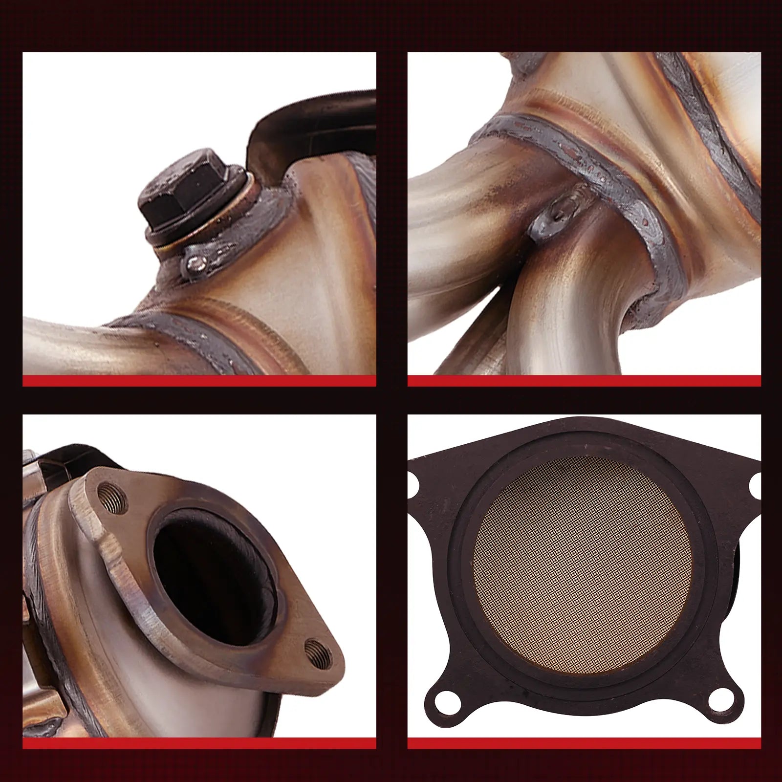 Catalytic Converter Kit for 2012-2017 Hyundai Accent/Veloster Kia Rio/Soul L4 1.6L Flashark