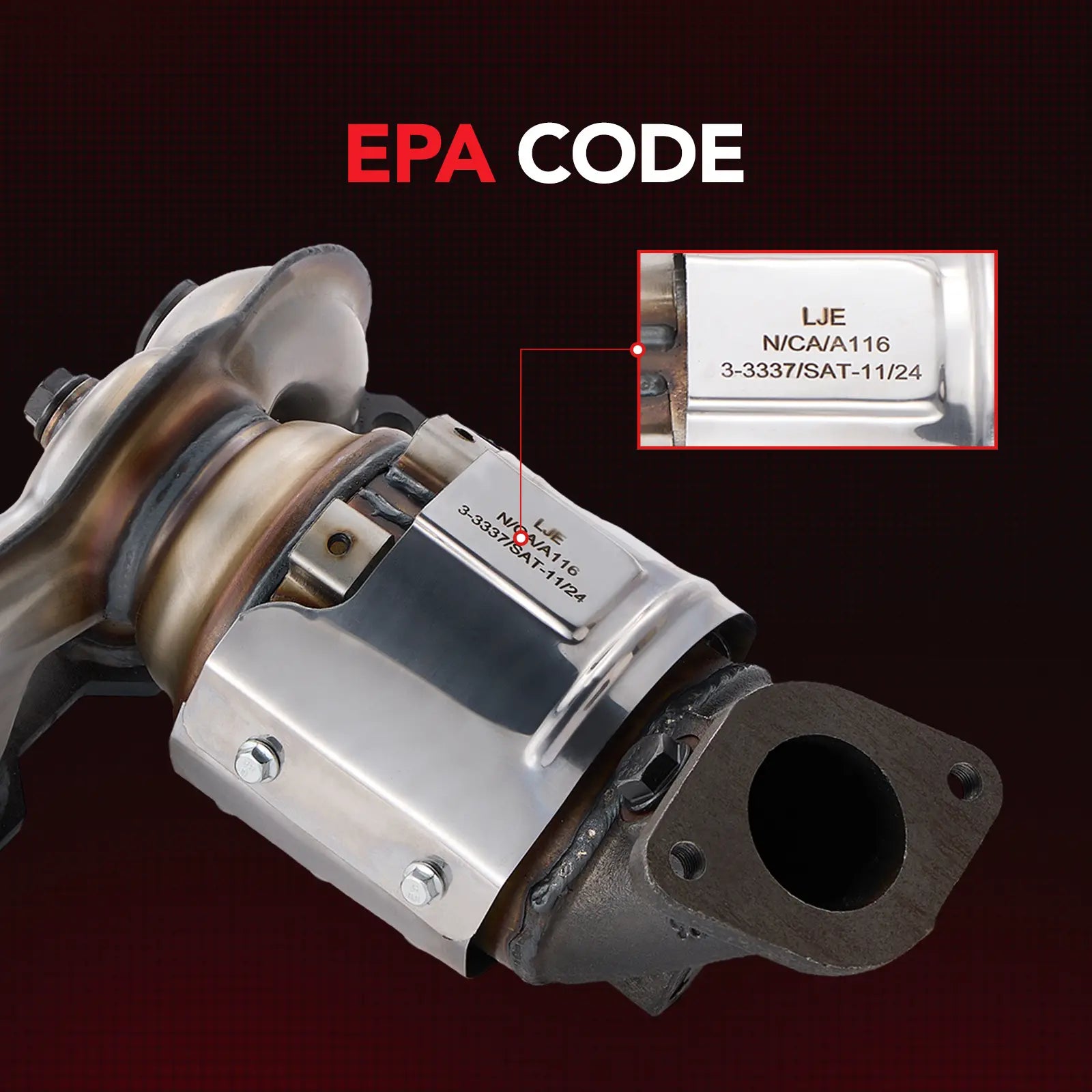 Catalytic Converter Kit for 2013-2016 Hyundai Santa Fe Sport & Kia Sorento L4 2.4L Flashark