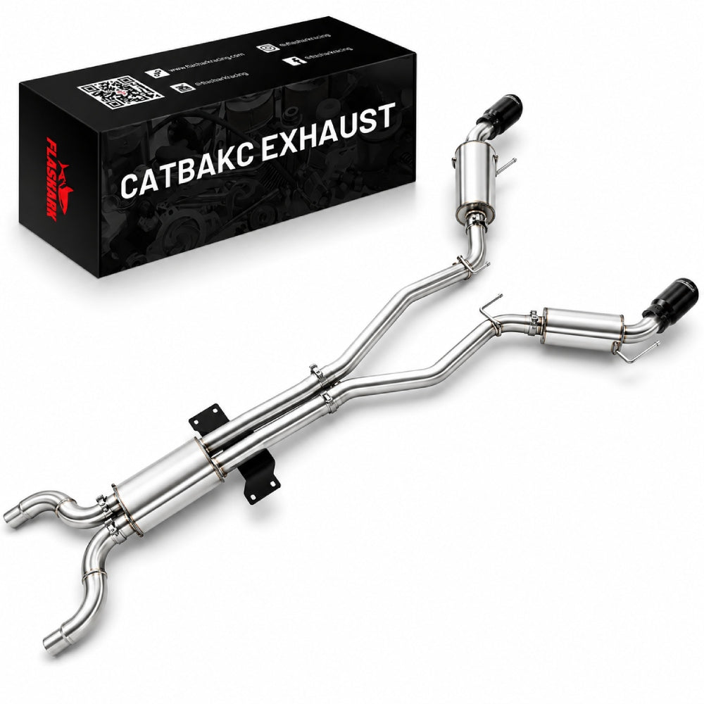 Catback Exhaust System For 2010-2015 Chevy Camaro 6.2L V8 Automatic (L99) 3" Dual