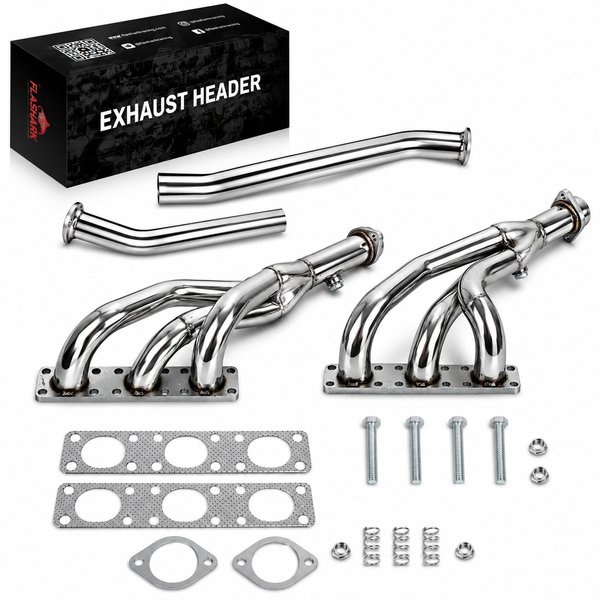 Colectores de escape de tubo largo para motor BMW M52 1994-2002 | E36 E46 320i/323i/328i | E36/7 Z3 | E39 520i/523i/528i | E38 728i