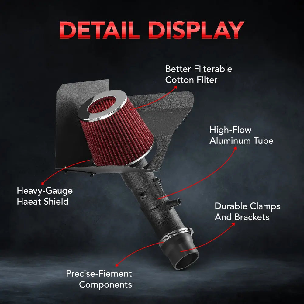 Cold Air Intake For 2009-2017 Toyota Corolla & Scion IM 1.8L I4 GAS DOHC Flashark