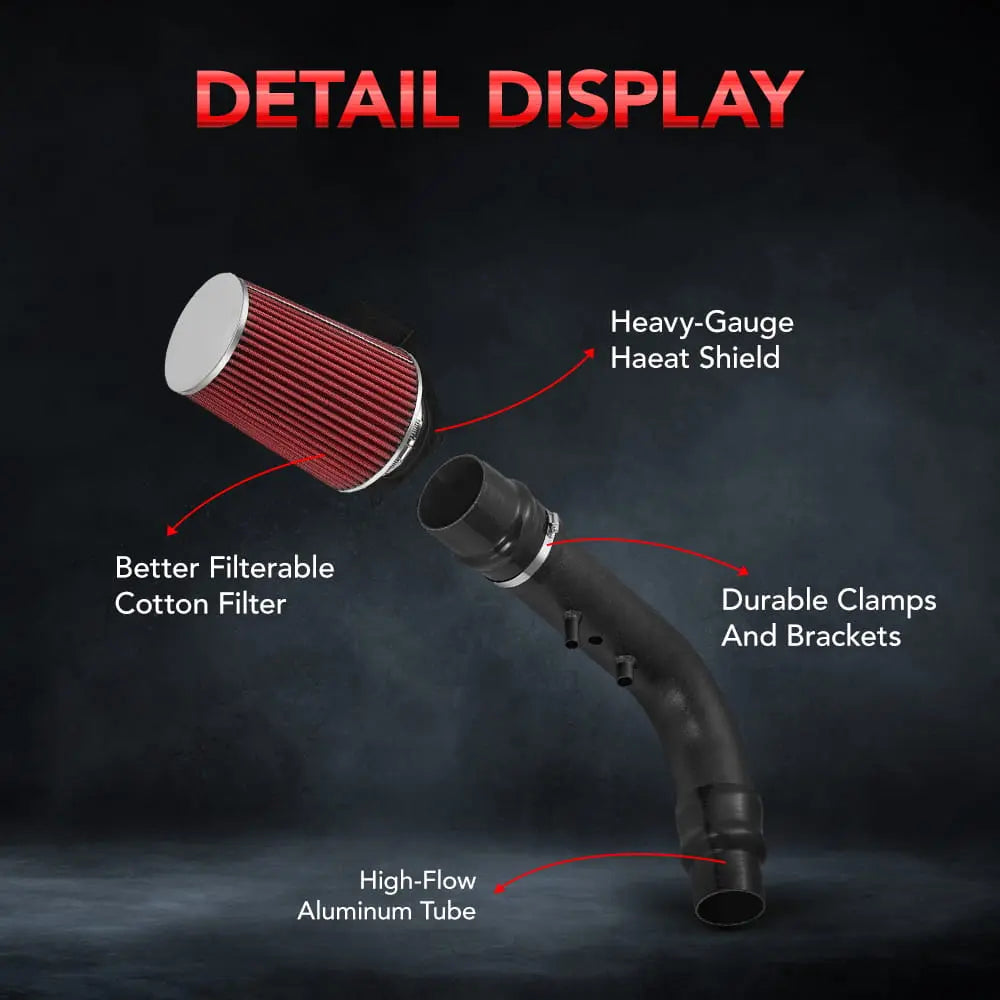 Cold Air Intake Kit for 1997-2003 Ford F-150 Expedition (V8 Engine) Flashark