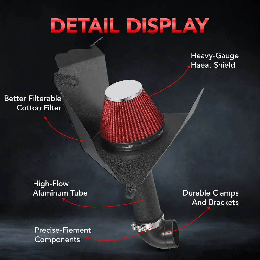 Cold Air Intake for 1991-2001 Cherokee XJ 4.0L Flashark