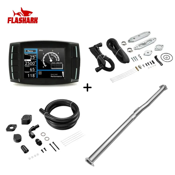 EGR/DPF/CCV/DEF Delete Kit For 2011-2014 6.7L Ford Powerstroke Diesel All-in-One Kit 的副本 Flashark