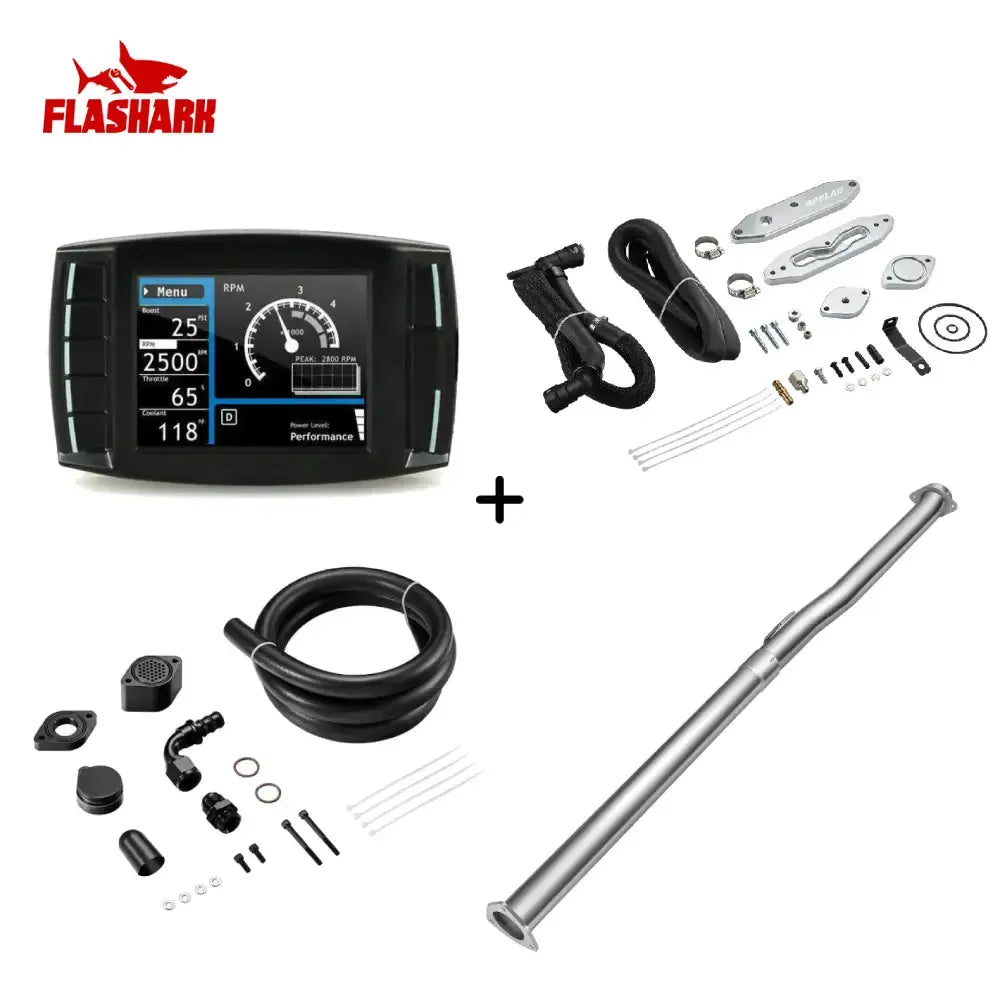 EGR/DPF/CCV/DEF Delete Kit For 2011-2014 6.7L Ford Powerstroke Diesel All-in-One Kit 的副本 Flashark