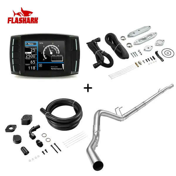 EGR/DPF/CCV/DEF Delete Kit For 2011-2014 6.7L Ford Powerstroke Diesel All-in-One Kit 的副本 Flashark