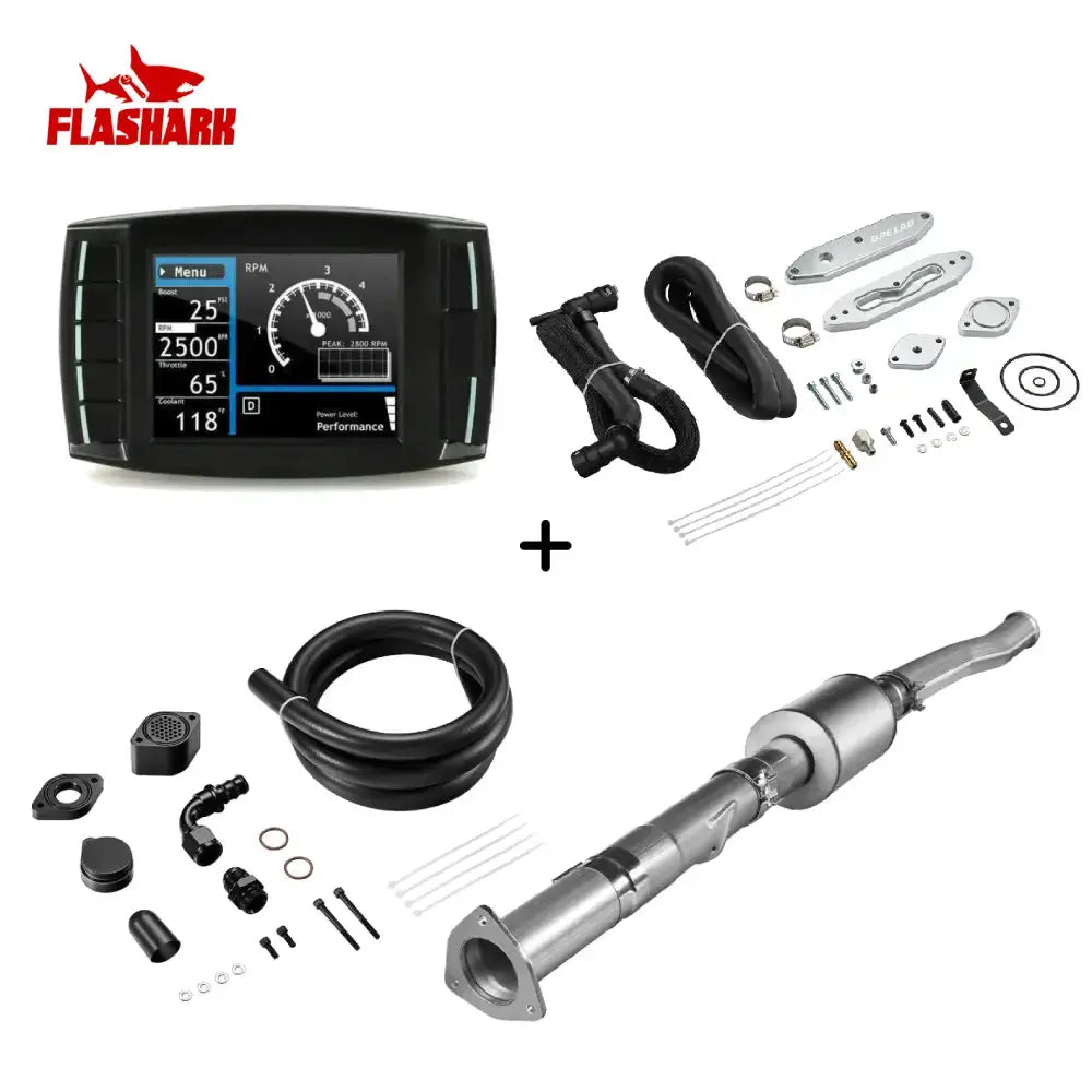 EGR/DPF/CCV/DEF Delete Kit For 2011-2014 6.7L Ford Powerstroke Diesel All-in-One Kit 的副本 Flashark