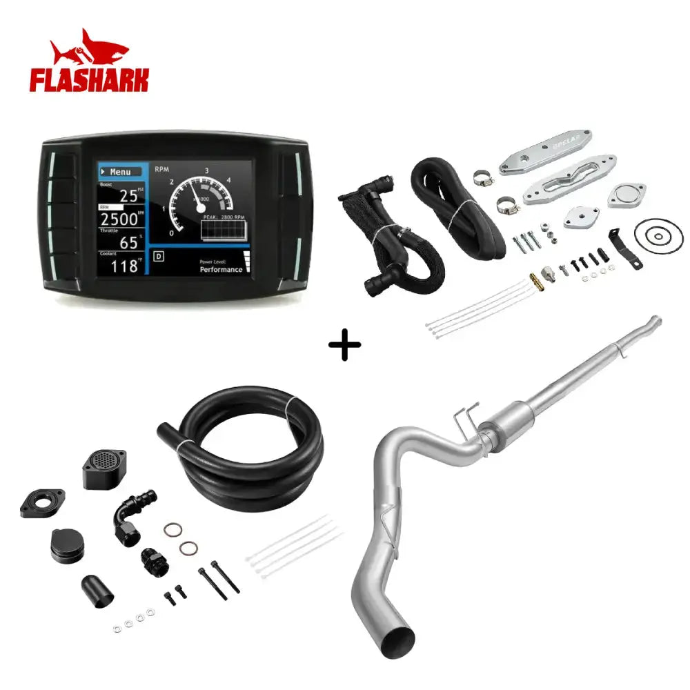 EGR/DPF/CCV/DEF Delete Kit For 2011-2014 6.7L Ford Powerstroke Diesel All-in-One Kit 的副本 Flashark