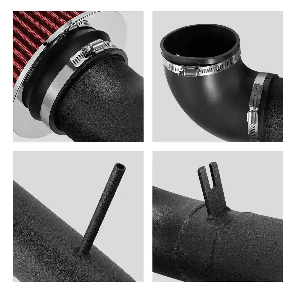 Exhaust Header/Cold Air intake kit All-In-One Kit for 2005-2010 Chrysler 300c Dodge Challenger/Charger Magnum 5.1L Hemi V8 Flashark