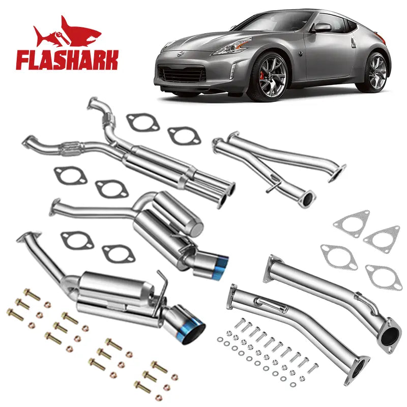 Downpipe Exhaust/Test Pipes for Infiniti G37 Z34 and Q50/Q60 Models with 3.7L Engine (does not fit 2.0 or 3.0t models) (Copy) Flashark