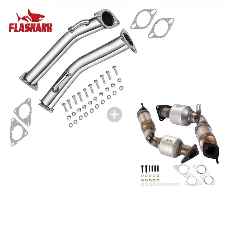Downpipe Exhaust/Test Pipes for 2008-2018 Nissan 370z Infiniti G37 Z34 (Copy) Flashark