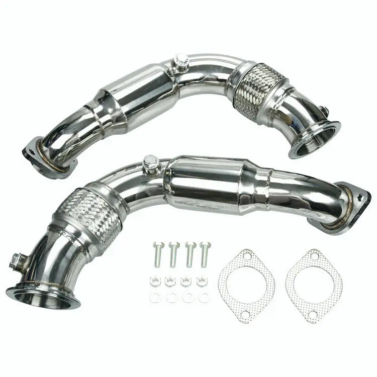 Downpipe Exhaust for 2008-2014 BMW X6/X5/5-/7-SERIES N63B44 4.4 V8 Flashark