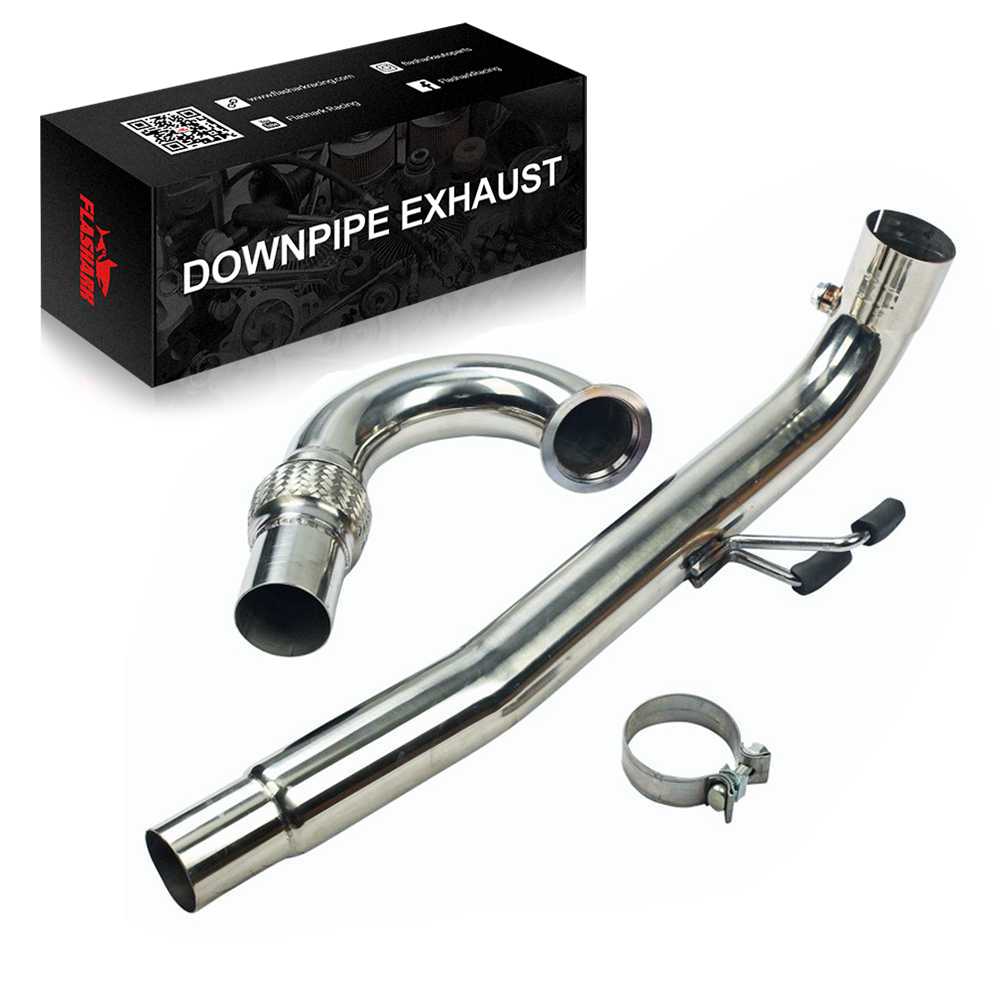Downpipe Exhaust for 2012-2015 VW Golf GTI MK7 3 Inch Pipe Bolt on Flashark