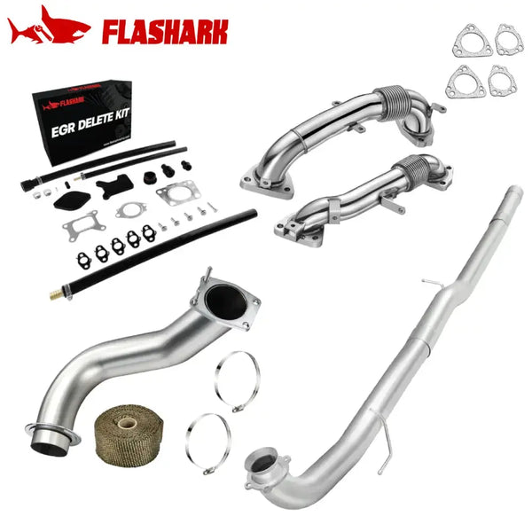 EGR/DPF/Up-Pipe/Downpipe Exhaust for 2017-2023 L5P 6.6L Duramax Applicable Products Flashark