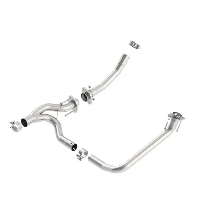 Downpipe Y-Pipe Dual 2" Into Single 2.5" 2012-2018 Jeep Wrangler JK 3.6L V6 Flashark