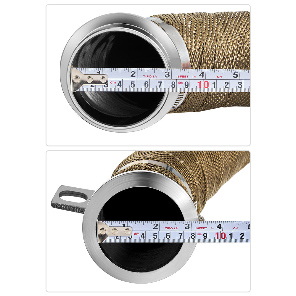 Tubo de escape de bajada para Chevy/GMC 6.6L Duramax LLY/LBZ/LMM Diesel de 3 pulgadas (2004.5-2010)