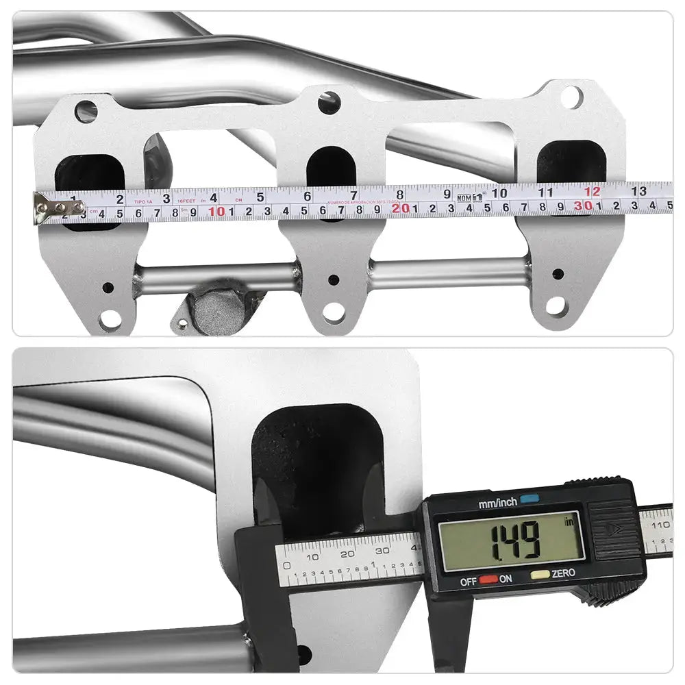 Exhaust Header/Catback Exhaust System w/ Dual Burnt Tip for 2004-2008 Mazda RX-8 1.3L Flashark