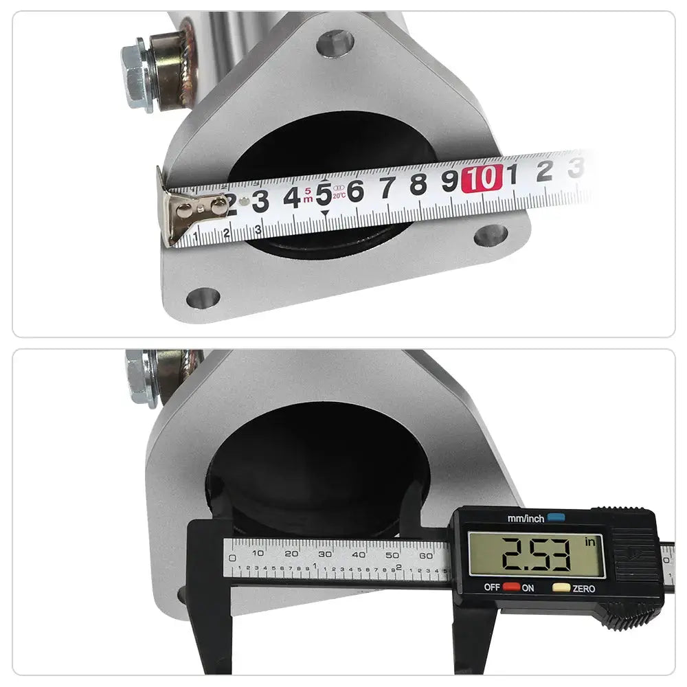 Exhaust Header/Catback Exhaust System w/ Dual Burnt Tip for 2004-2008 Mazda RX-8 1.3L Flashark