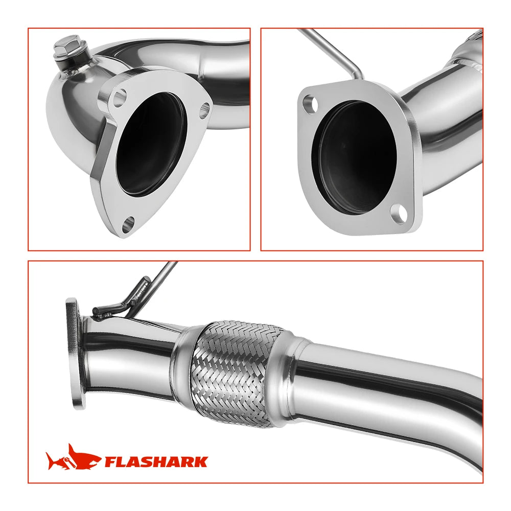 Downpipe sin catalizador de 3 pulgadas para Audi S3 8L 1999-2003 y Audi TT 8N 1999-2006 1.8T Turbo