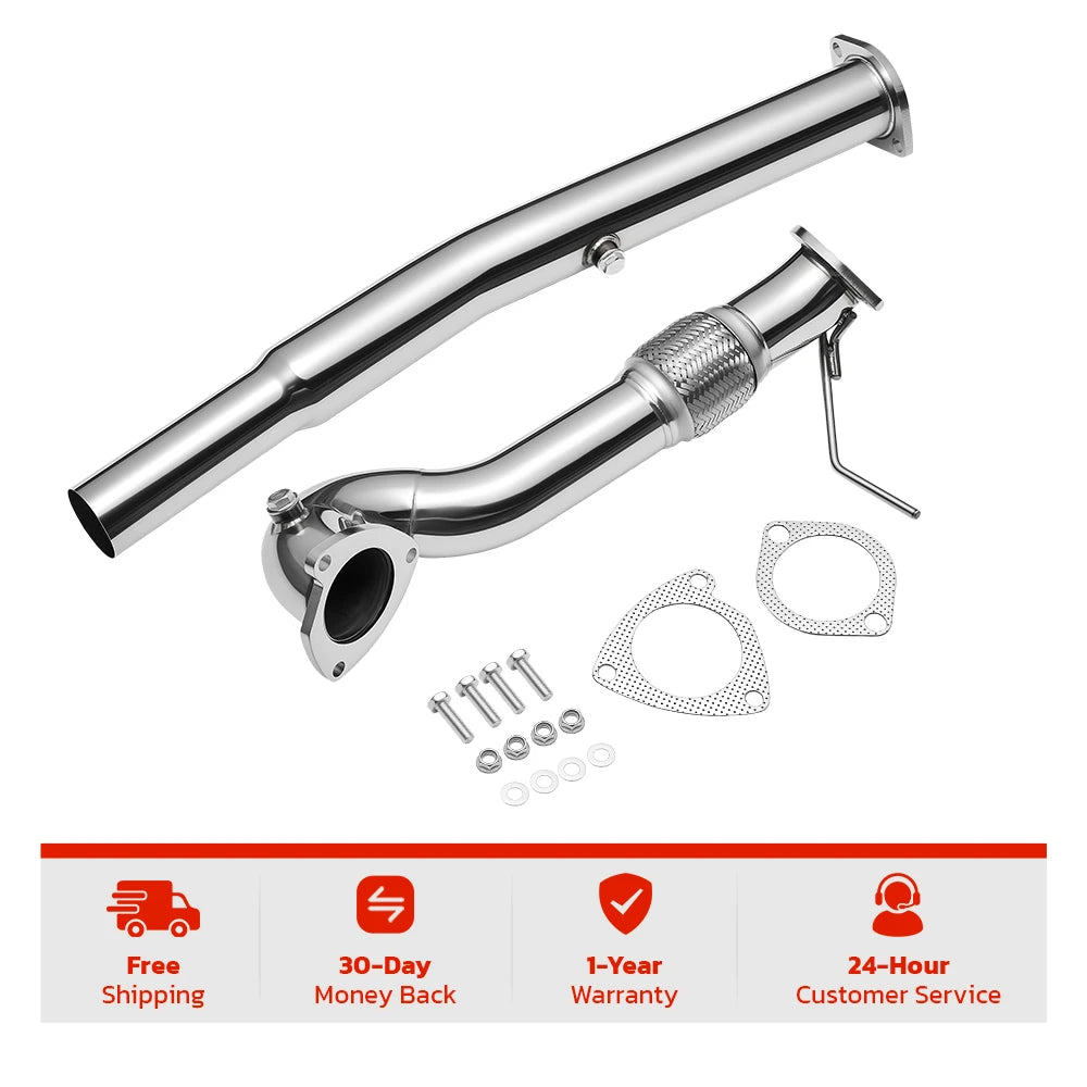 Downpipe sin catalizador de 3 pulgadas para Audi S3 8L 1999-2003 y Audi TT 8N 1999-2006 1.8T Turbo