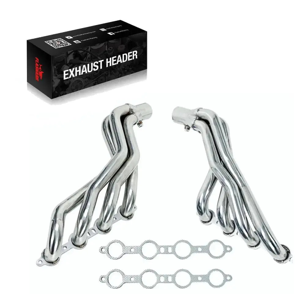 Exhaust Header for 1982-1992 Chevy Chevrolet Camaro Firebird Third Gen F-Body Flashark