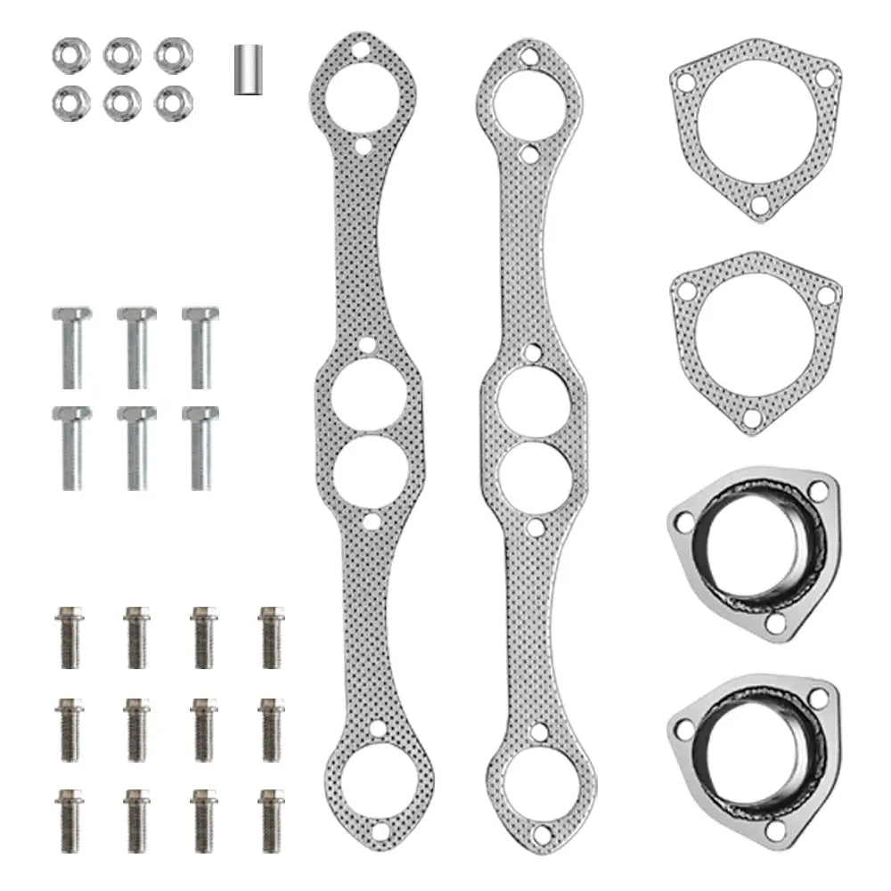 Exhaust Header for 1982-2002 Chevy Small Block Blazer S10 S15 2WD 283, 302, 305, 307, 327, 350, 400 Flashark