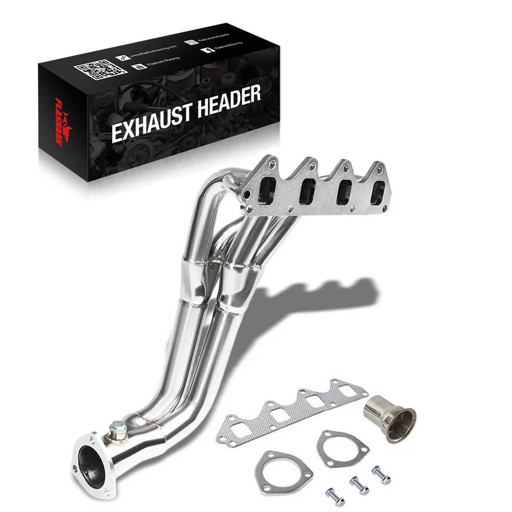 Exhaust Header for 1986-1996 Suzuki Samurai & Sidekick Geo Tracker 1.3L/1.6L L4 Flashark