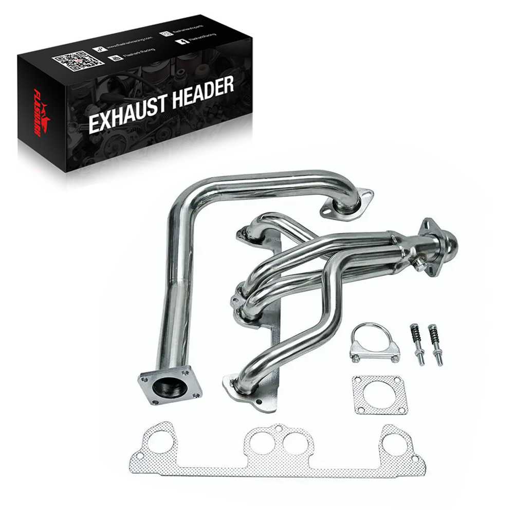 Exhaust Header for 1991-1995 Jeep Wrangler YJ 2.5L L4 Flashark