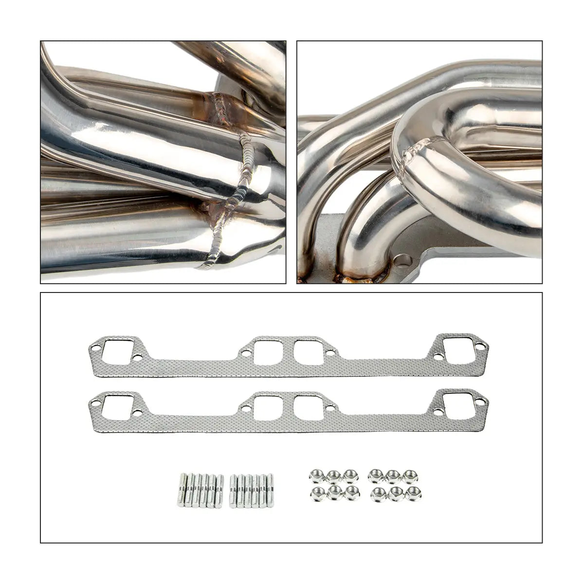 Exhaust Header for 1992-2004 Dodge Dakota Ram 1500 2500 3500 Pickup 5.2L 5.9L Flashark