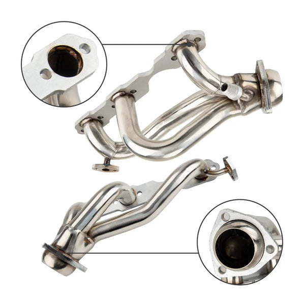 Exhaust Header for 1996-2001 Chevrolet Chevy S10 Blazer GMC Sonoma Jimmy 4.3L V6 4WD Flashark