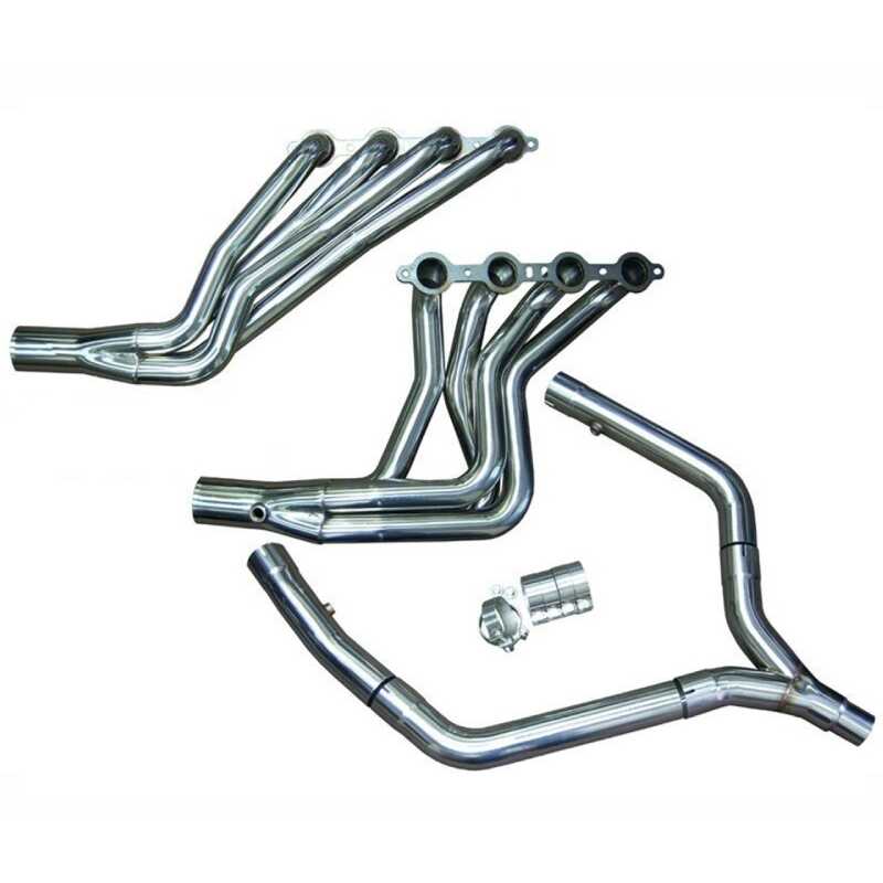 Exhaust Header for 1998-2002 Chevrolet Chevy LS1 Camaro Firebird Headers & Y-Pipe 1 7/8 Race Version F-Body Flashark