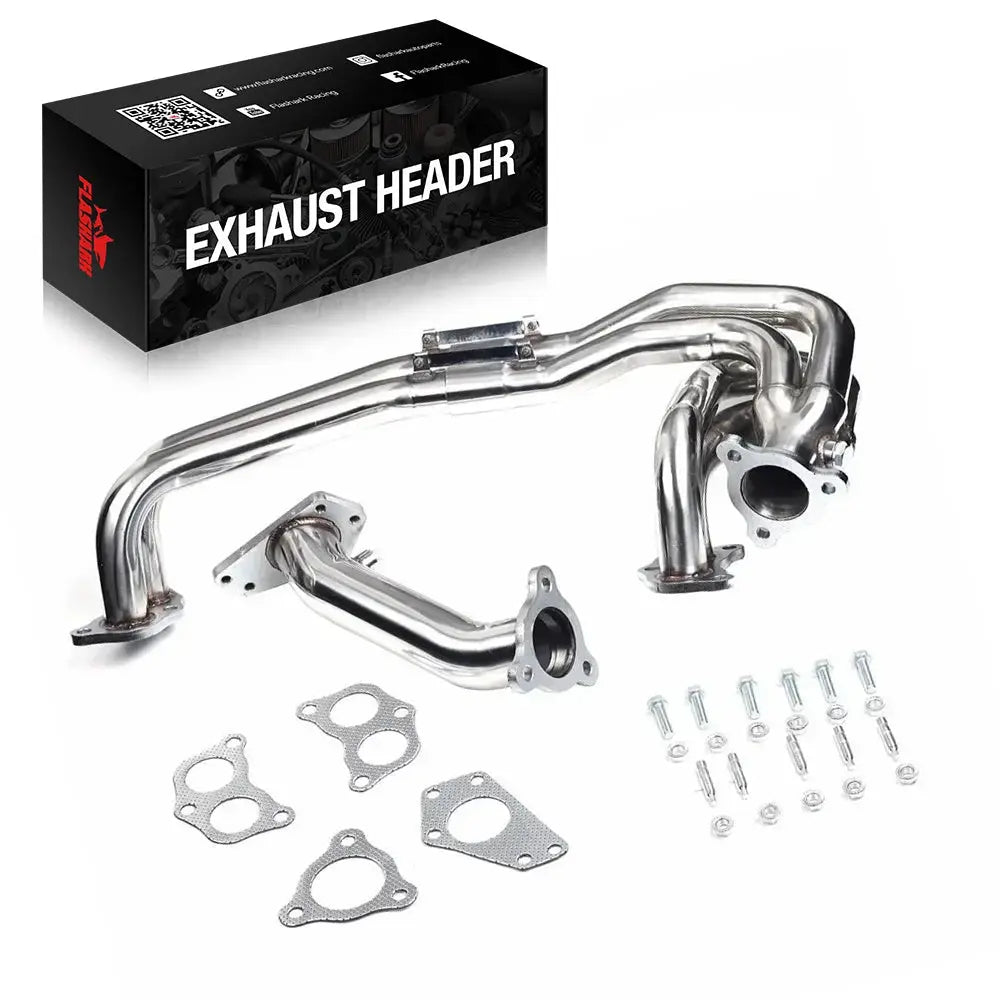 Exhaust Header for 2002-2006 Subaru Impreza WRX/STi Sedan/Wagon 4-Door 2.0L 2.5L Flashark