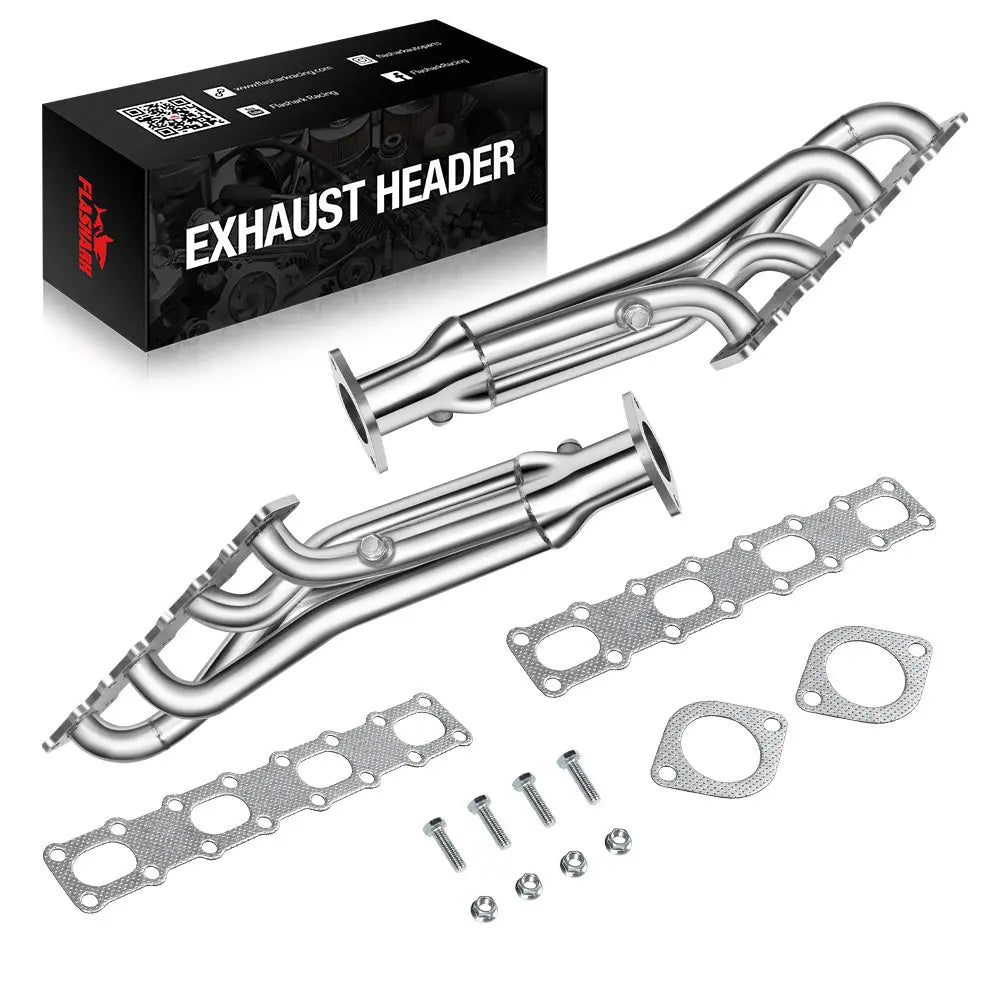 Exhaust Header for 2004-2008 Nissan Titan 5.6L V8 VK56 Flashark