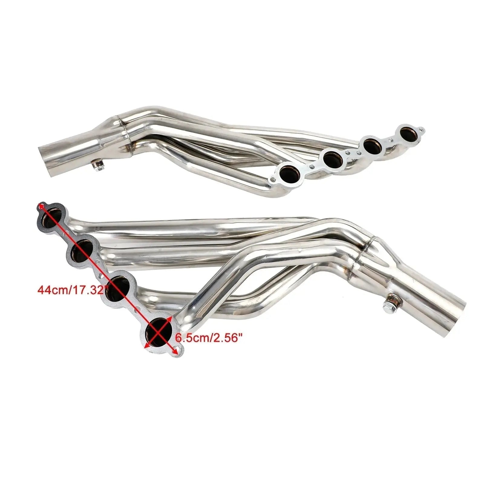 Exhaust Header for 2007-2014 Chevy GMC Sierra 1500/2500/3500 4.8L 5.3L 6.0L 6.2L 2WD & 4WD Flashark