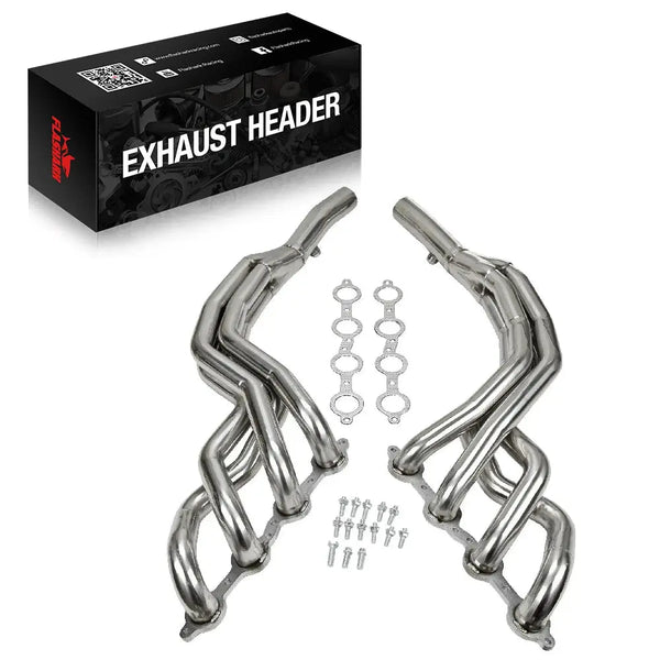 Exhaust Header for 2010-2015 Chevrolet Chevy Camaro SS 6.2L V8 Flashark