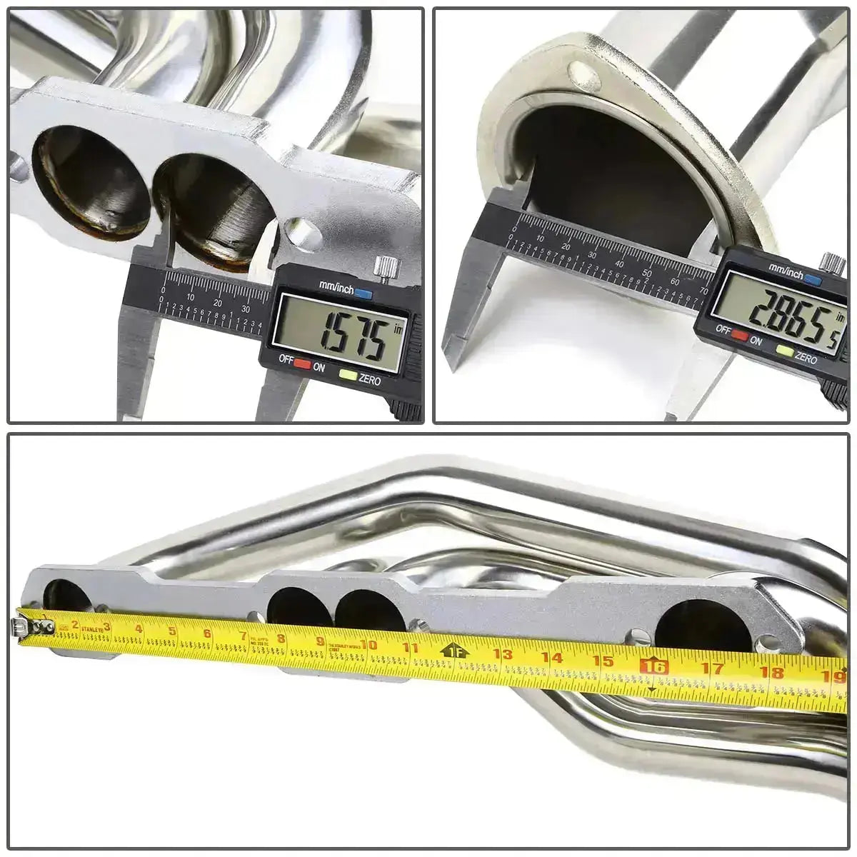 Exhaust Header for 1988-1997 Chevy GMC 305 350 Small Block SBC 5.0L 5.7L V8 C1500 C2500 C3500 Flashark