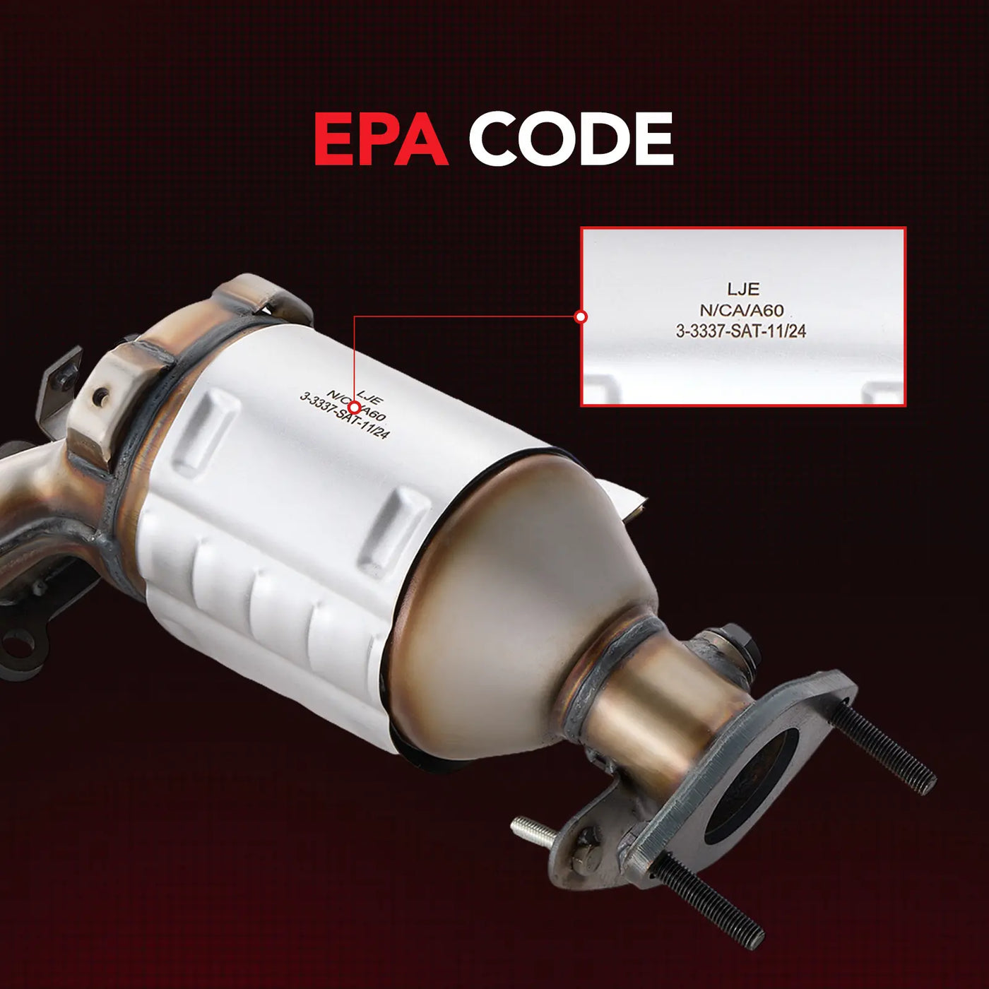 Exhaust Manifold Catalytic Converter for 2013-2019 Ford Explorer/Taurus/Edge/Flex & Lincoln 3.5L 3.7L Flashark