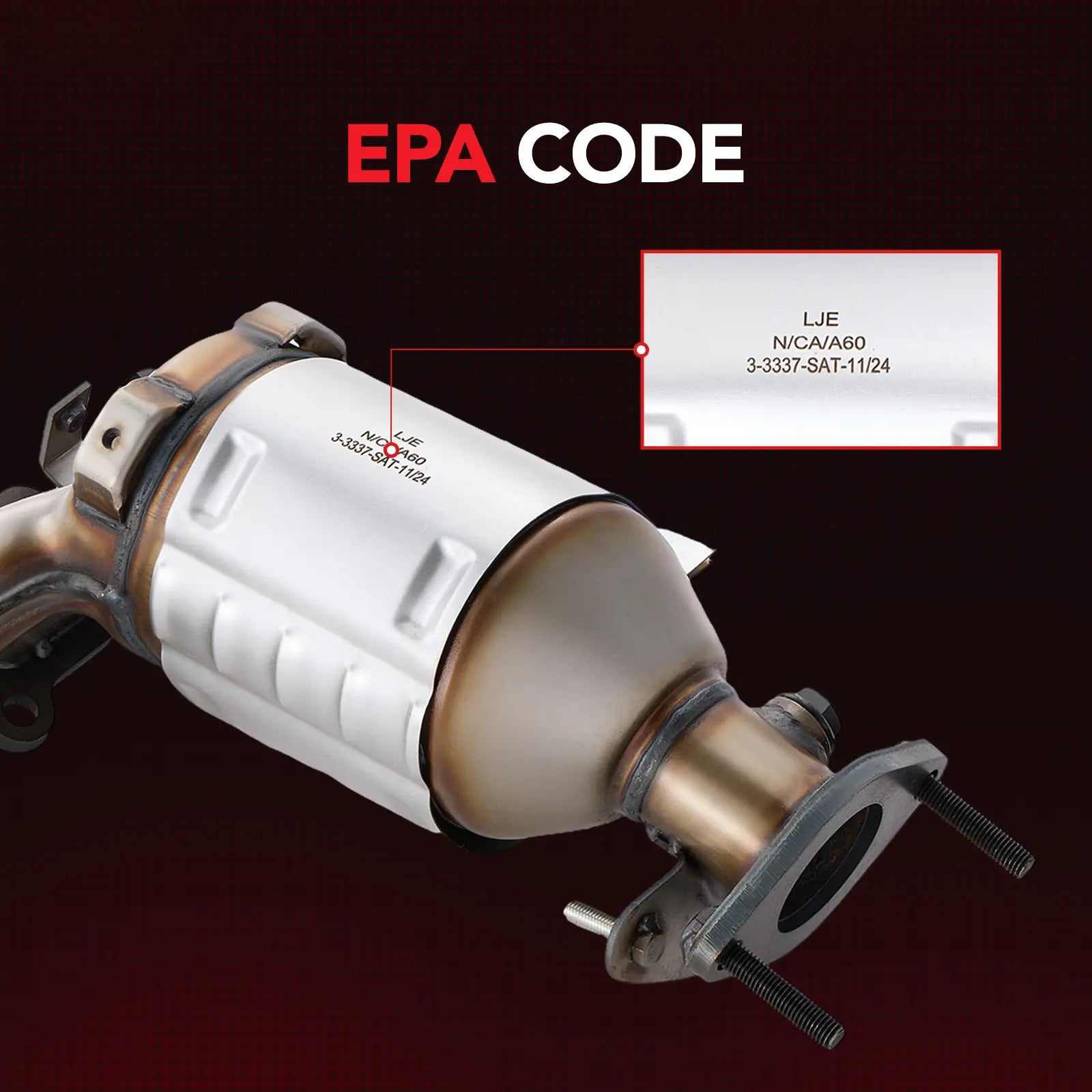 Exhaust Manifold Catalytic Converter for 2013-2019 Ford Explorer/Taurus/Edge/Flex & Lincoln 3.5L 3.7L Flashark