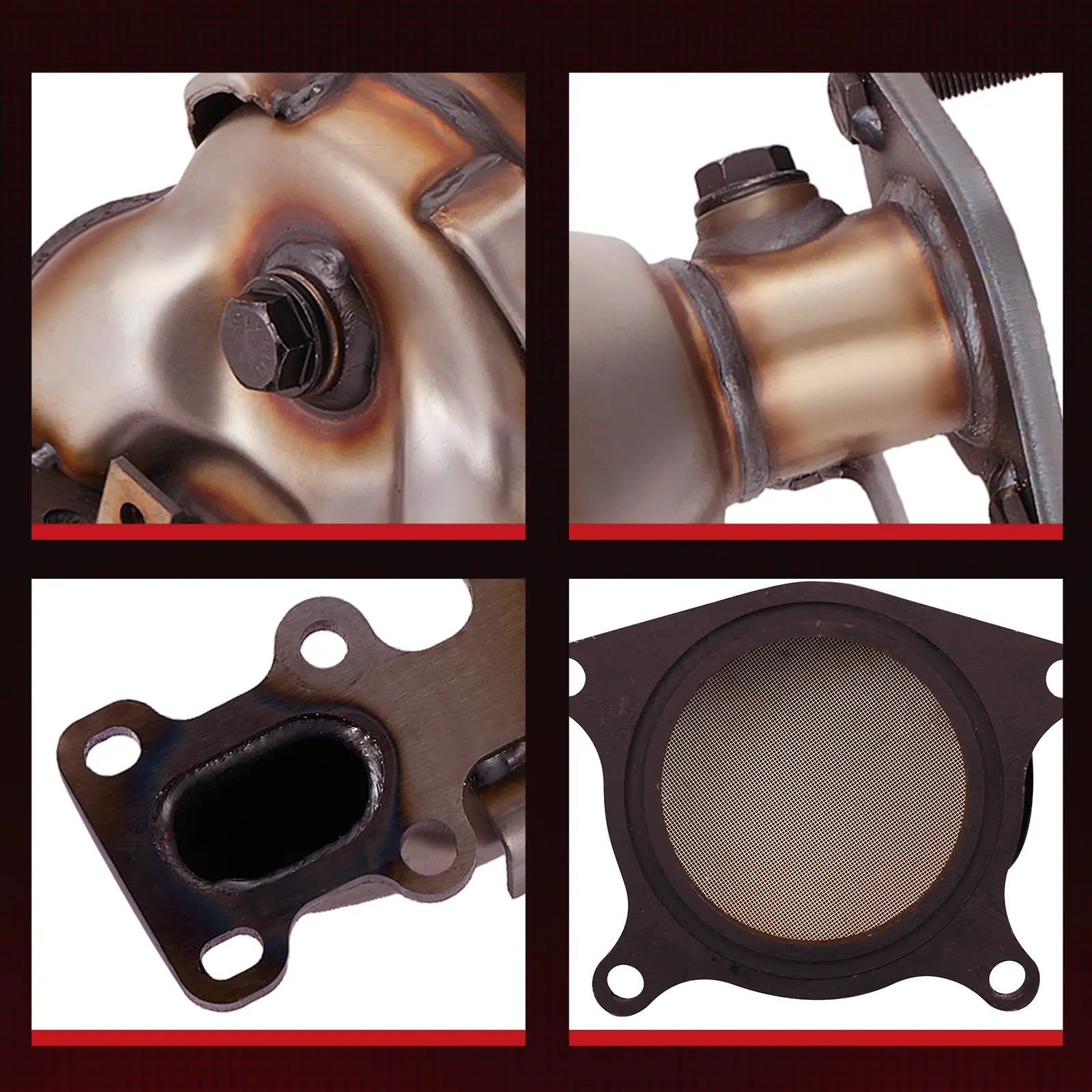 Exhaust Manifold Catalytic Converter for 2013-2019 Ford Explorer/Taurus/Edge/Flex & Lincoln 3.5L 3.7L Flashark