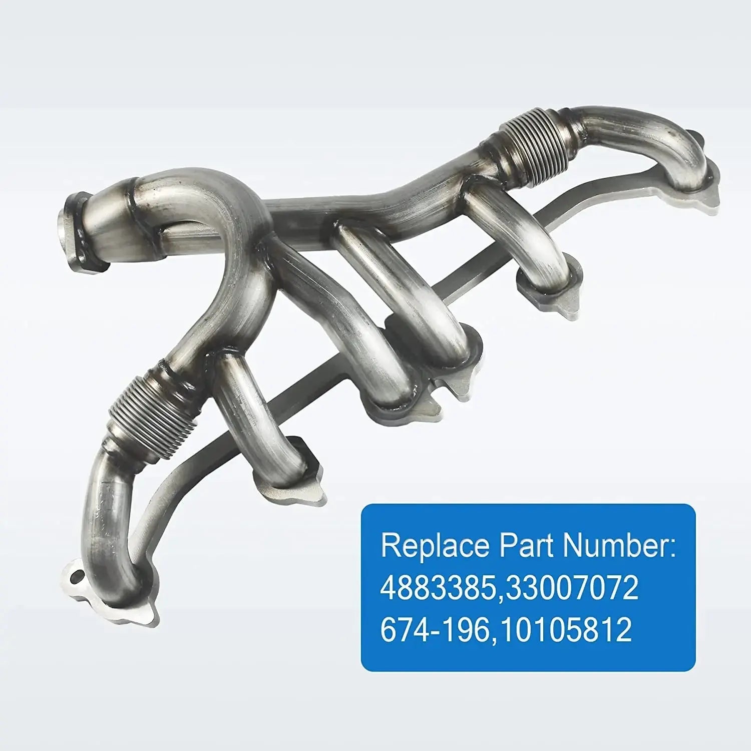 Colector de escape para Jeep Grand Cherokee Wrangler 1991-1999 Motor 4.0L Dorman 674-196