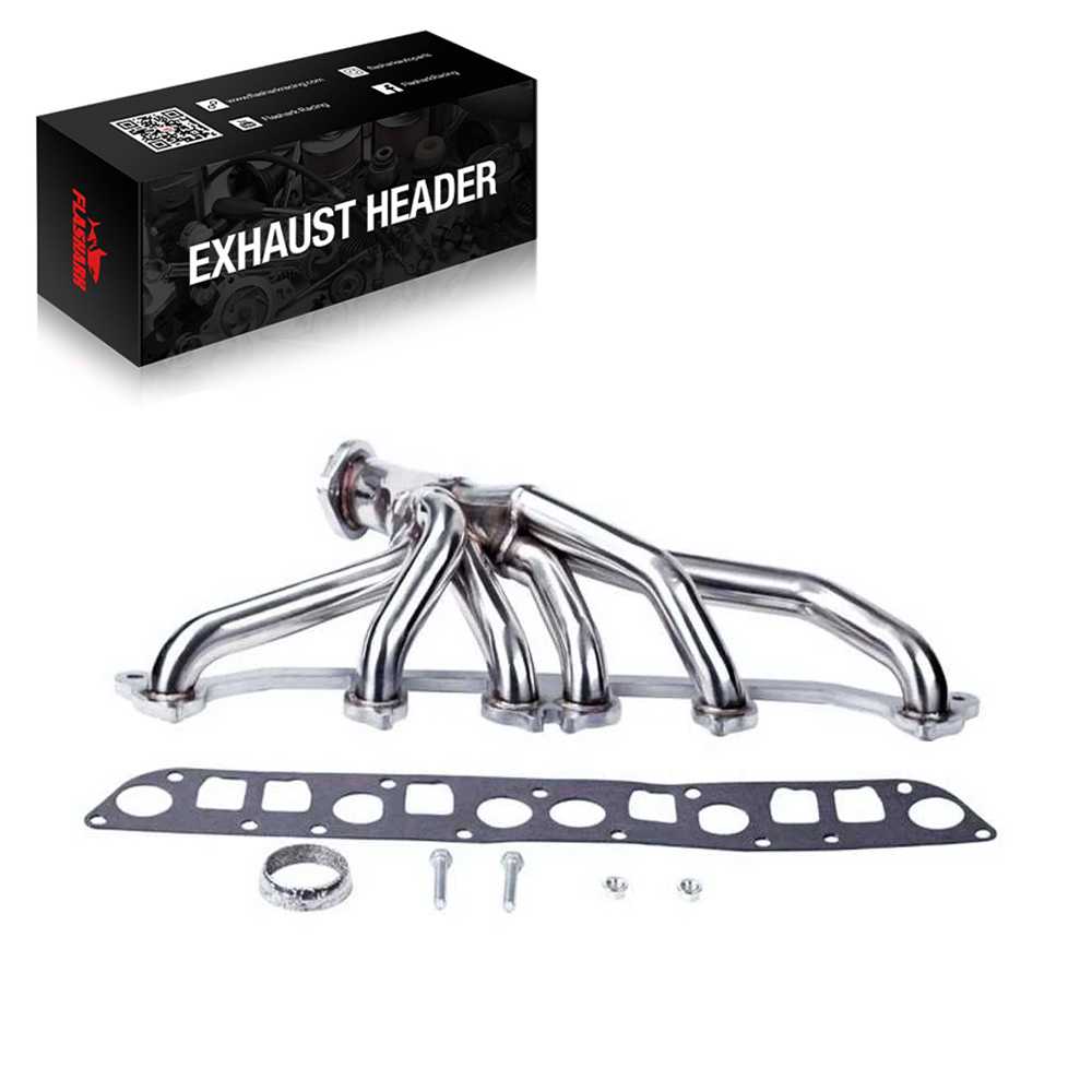 Exhaust Manifold for 91-03 Jeep 91-01 Wrangler 93-01 Cherokee 91-92 Grand Cherokee 4.0L Flashark