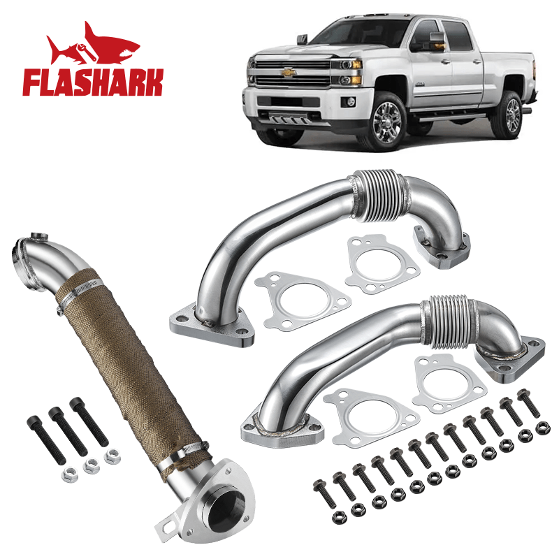 2011-2016 Chevy/GMC 6.6L LML Duramax Diesel 3 inch Downpipe Exhaust Intercooler Pipe Kit