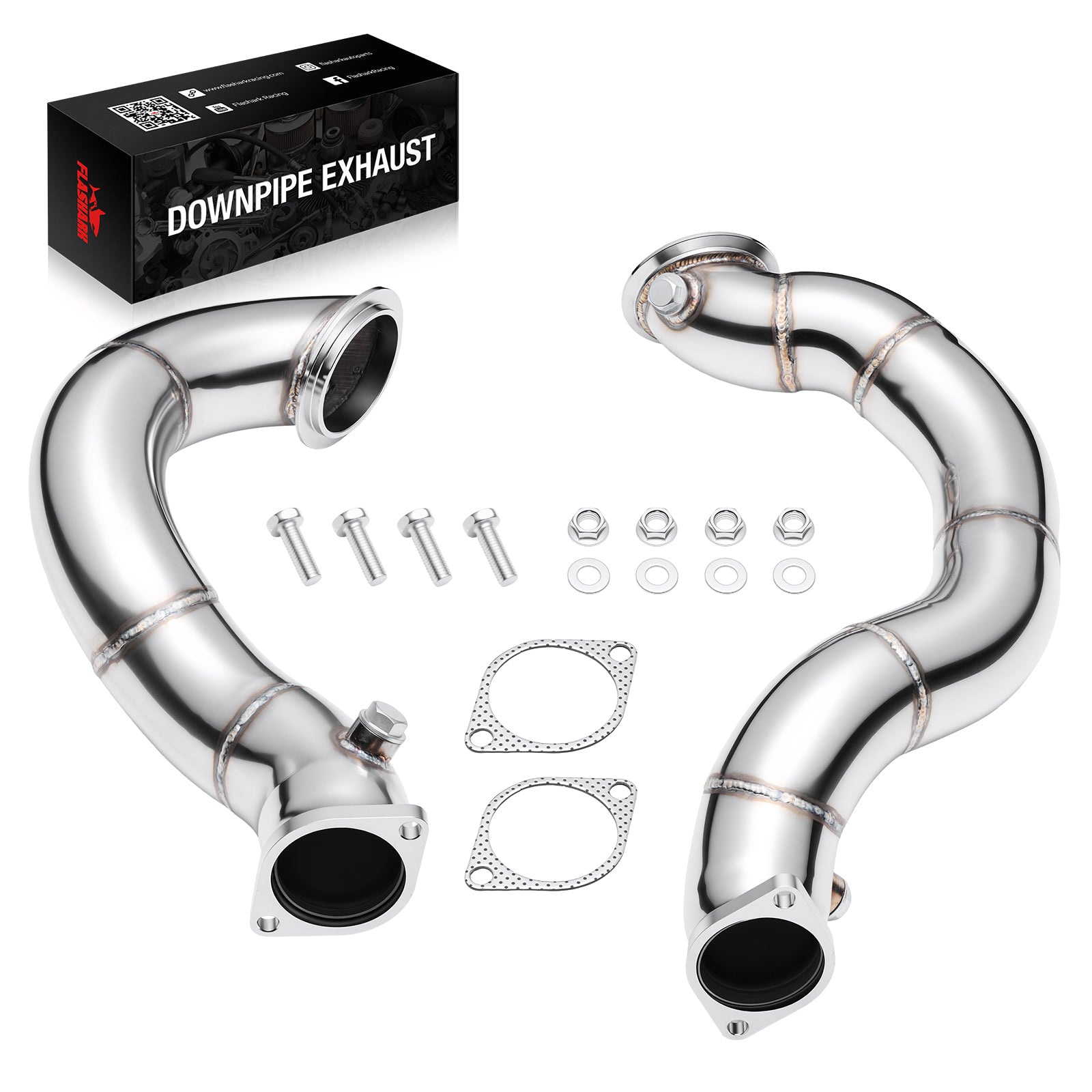 Tubo de escape de bajada para BMW N54 335i/135i 2007-2010 de 3 pulgadas