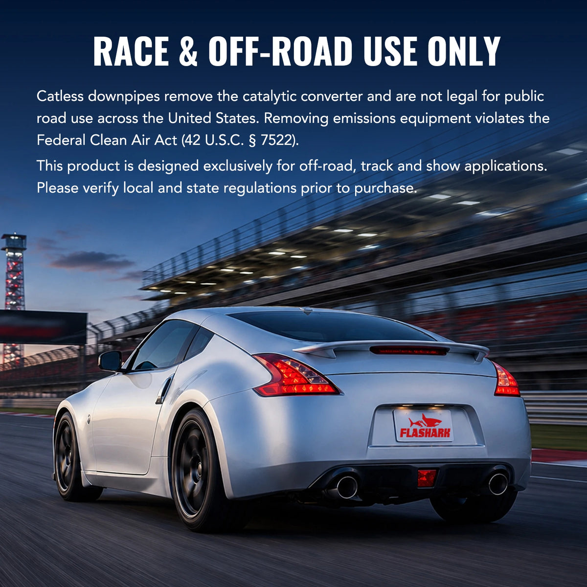Tubos de escape/tubos de prueba para Nissan 370z Infiniti G37 Z34 2008-2018